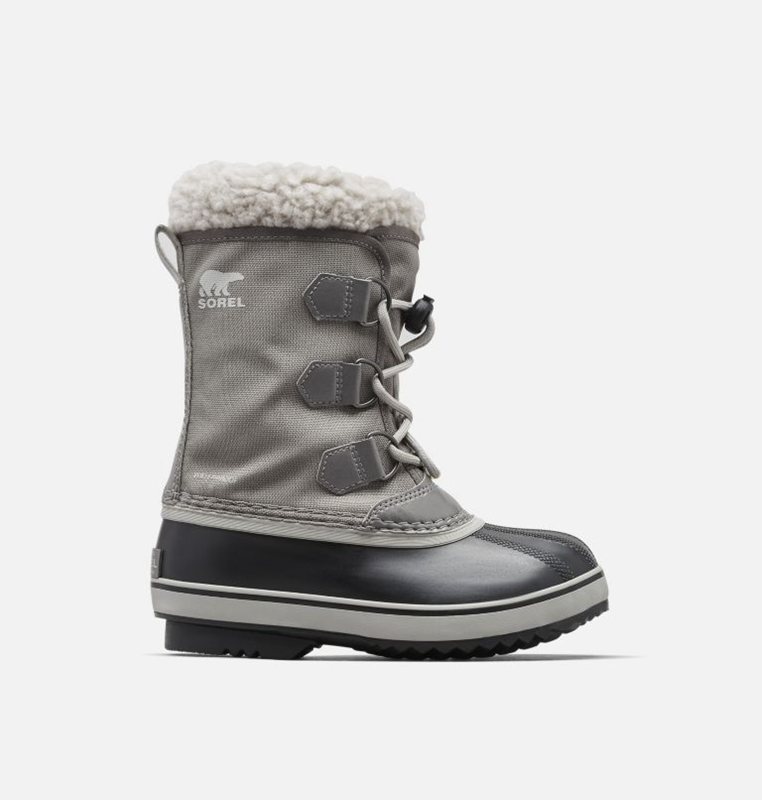 Sorel Çocuk Youth Yoot Pac™ Nylon - Kar Botu Gri/Siyah - 340-YEXLQW